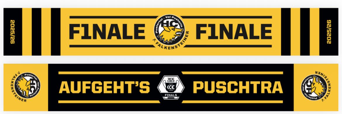 Original Fanschal Final HC Pustertal